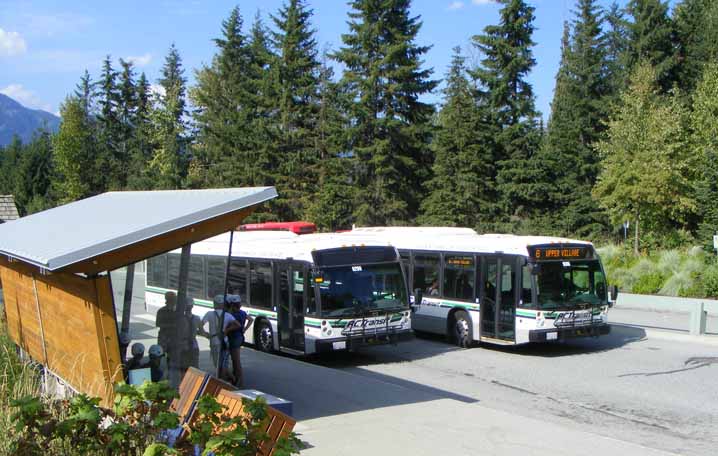 BC Transit Whistler NovaBus 9299 & 9318